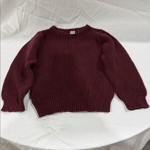 Carter's Deep Burgundy Crew Neck Sweater